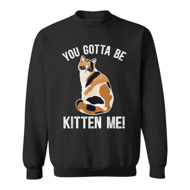 Gotta Be Kitten Me Calico Cat Owner Calico Cat Lover Sweatshirt