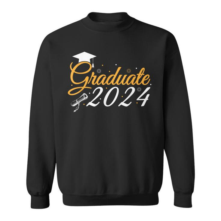 Graduate 2024 Senior Stuff Class Graduation Party Sweatshirt
