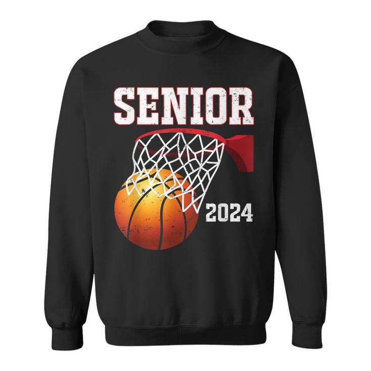 Graduate Senior Class Of 2024 Basketball Player Graduation Sweatshirt