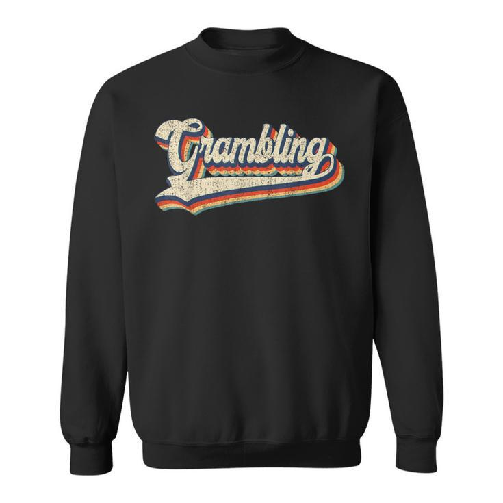 Gram Bling School Sport Name Vintage Retro Sweatshirt