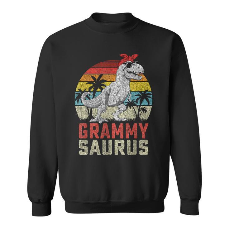 Grammysaurus T Rex Dinosaur Grammy Saurus Mother's Family Sweatshirt