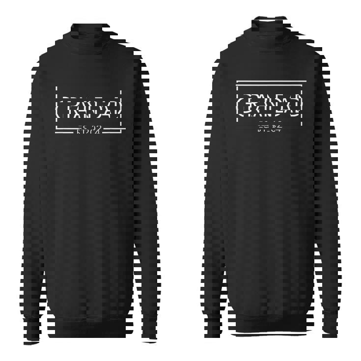 Grandad Est 2024 Father's Day Dad Grandpa Sweatshirt