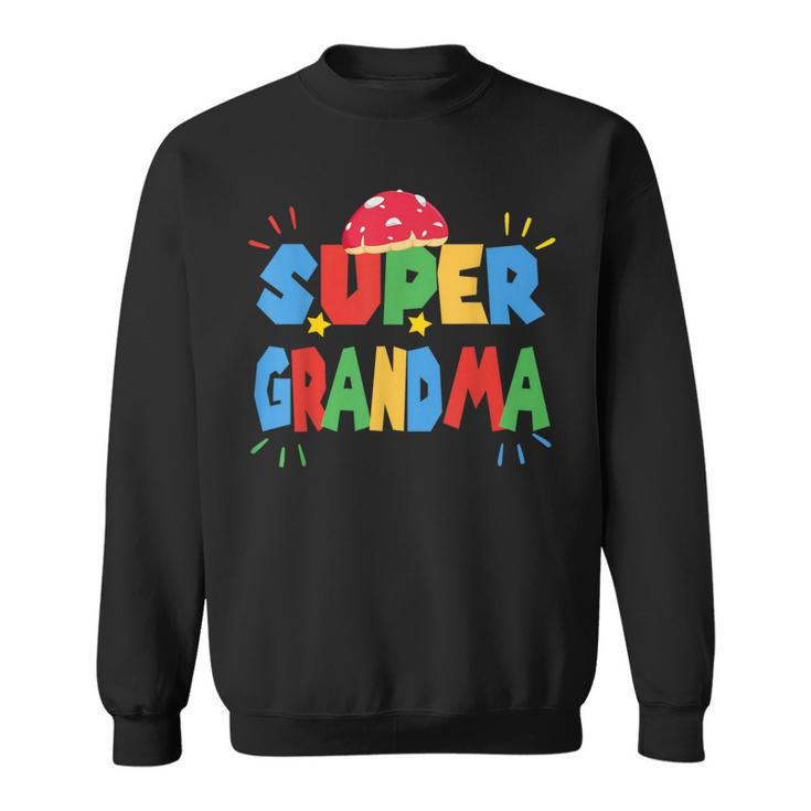 Grandma Gamer Super Gaming Matching Sweatshirt