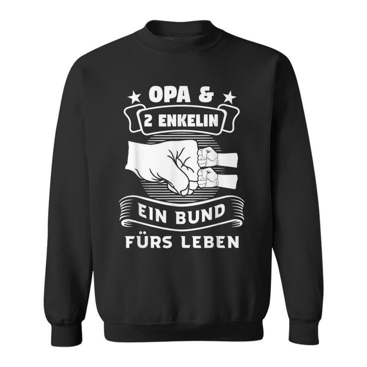 Grandpa & 2 Enkelin Ein Bund Grandfather Sweatshirt