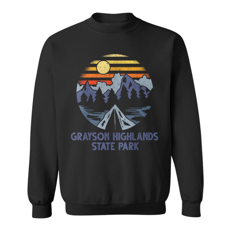 Grayson Highlands State Park Virginia Va Forest Outdoors Sweatshirt