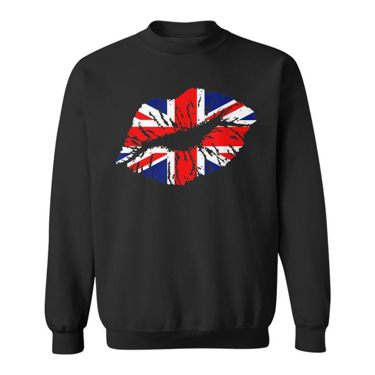 Great Britain England Lips For Brit Sweatshirt