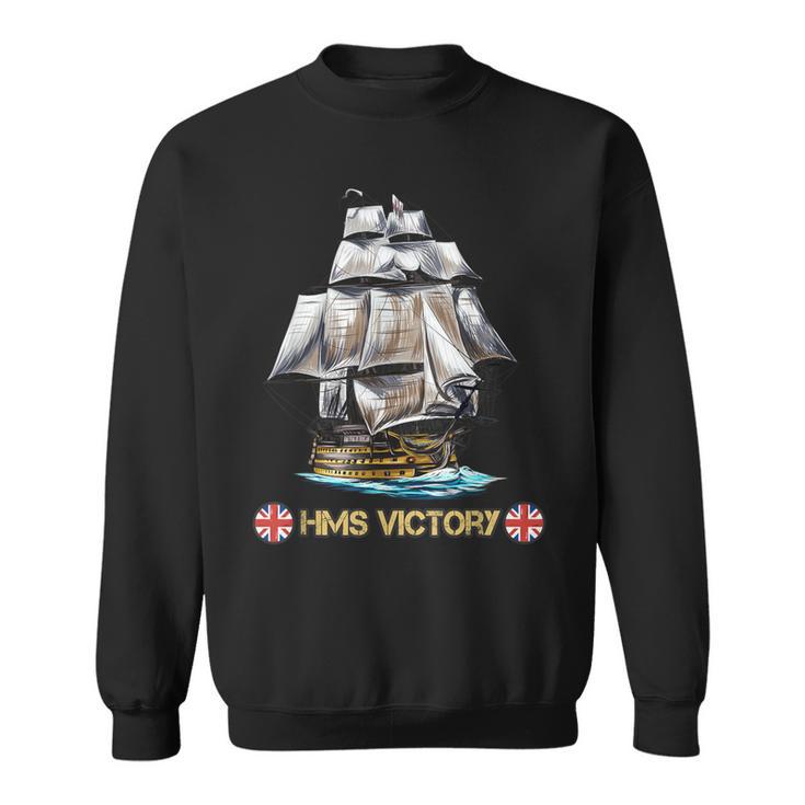 Great Britain Royal Navy Ship Of The Line Hms Victory Sweatshirt