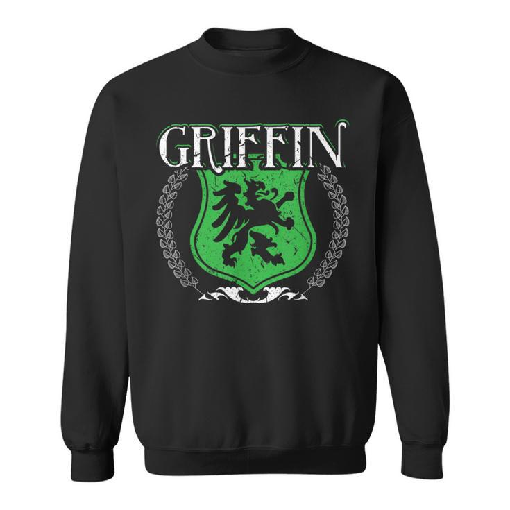 Griffin Irish Family Surname Last Name Family Crest Sweatshirt