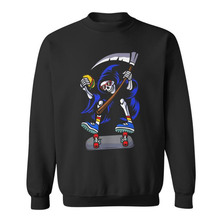 Grim Reaper Taco Sweatshirt