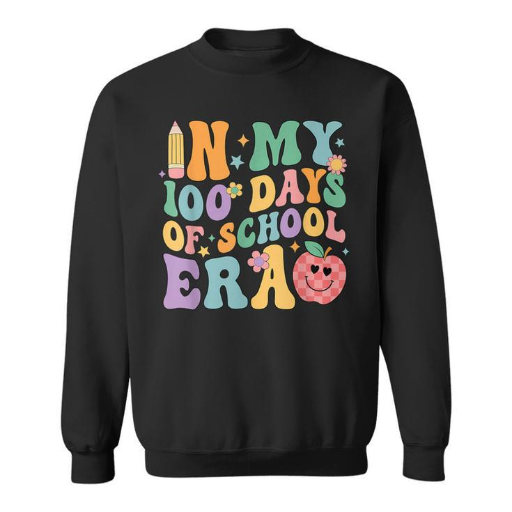 Groovy In My 100 Days Of School Era Student Teacher Sweatshirt