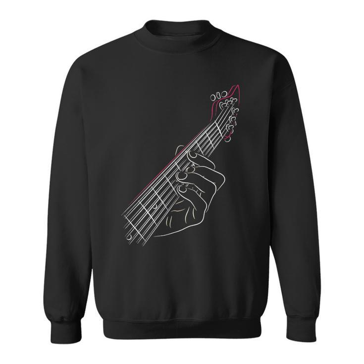 Guitar Line Art Sweatshirt