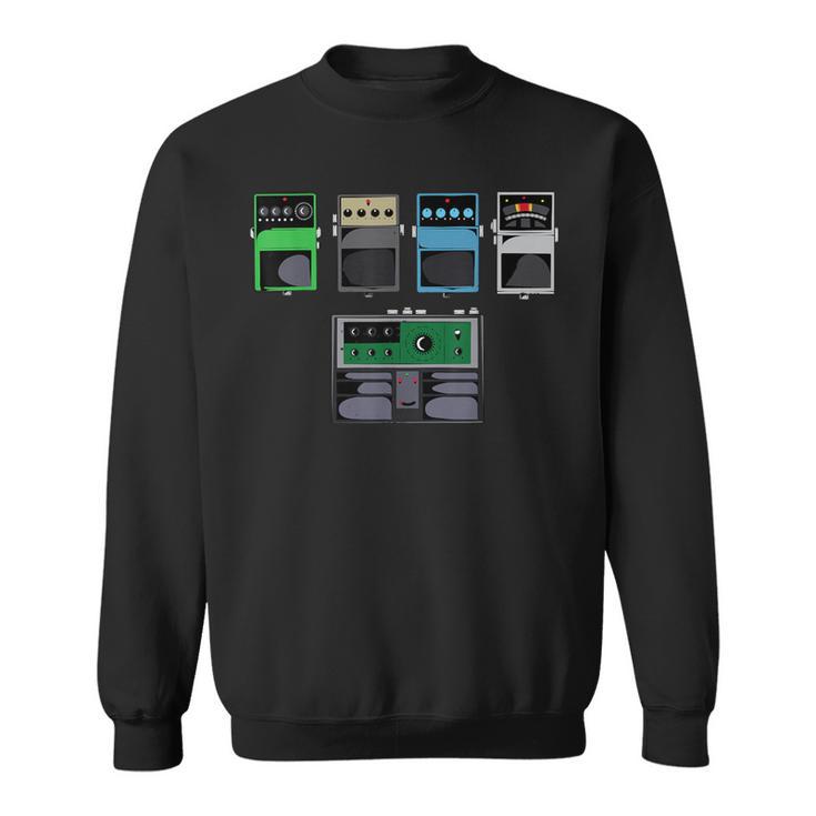 Guitar PedalsClassic Rock Effects Guitarist Sweatshirt