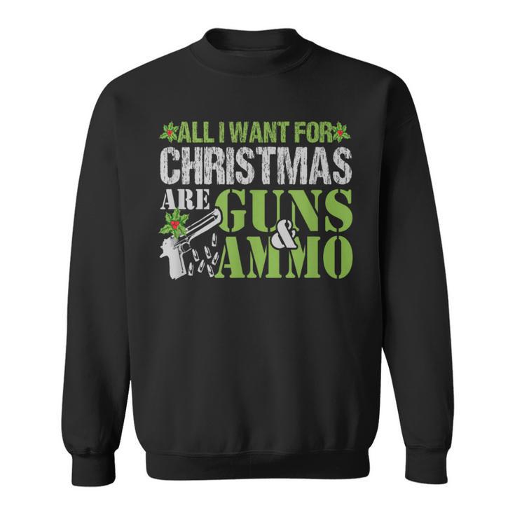 Guns & Ammo Troop Love Shooting Range Christmas Sweatshirt