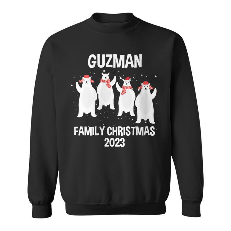 Guzman Family Name Guzman Family Christmas Sweatshirt
