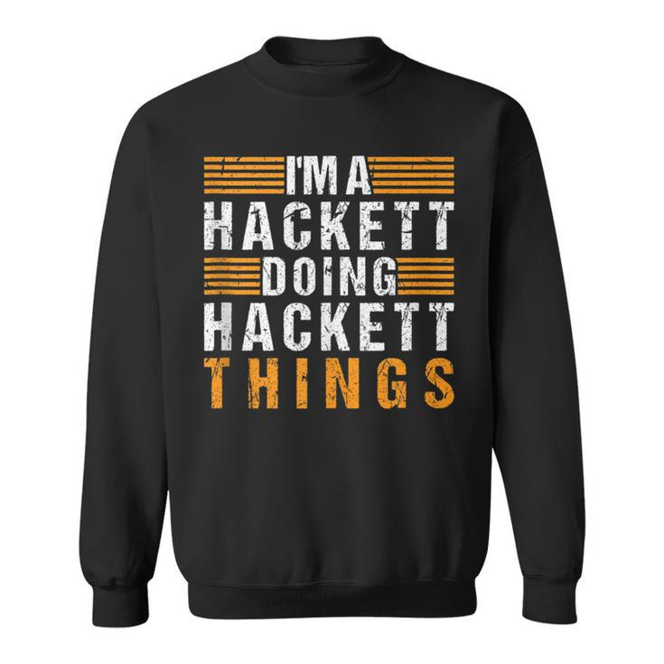 Hackett Family Name Surname Reunion Matching Family Tree Sweatshirt