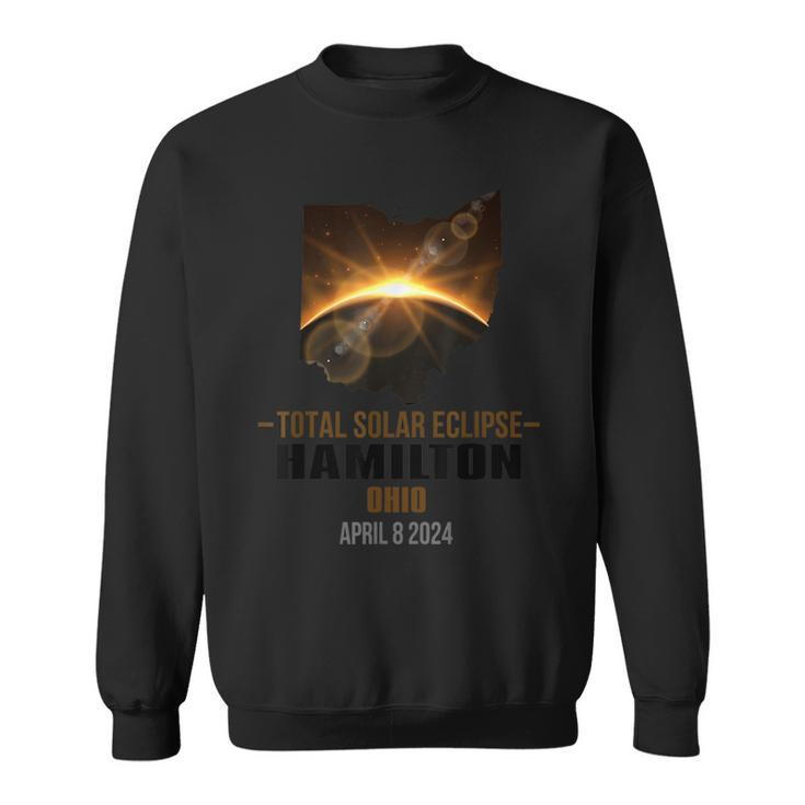 Hamilton Ohio Total Solar Eclipse 2024 Sweatshirt