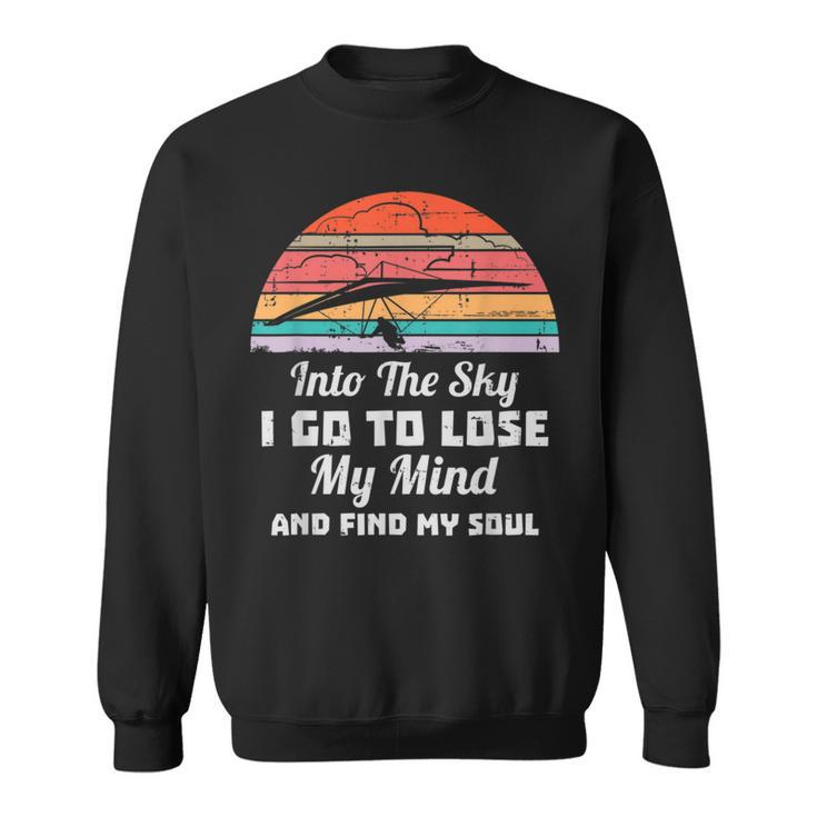 Hang Gliding Into The Sky I Go Sweatshirt