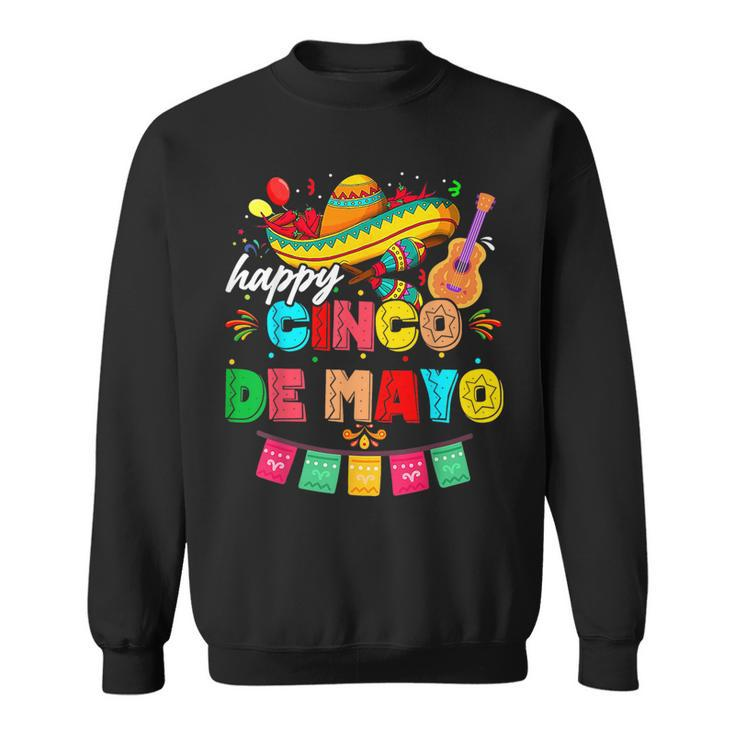 Happy 5 De Mayo Lets Fiesta Viva Mexico Cinco De Mayo Man Sweatshirt