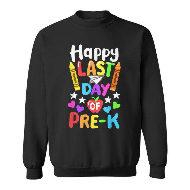 Happy Last Day Of School Pre-K Class Of 2024 Toddlers Sweatshirt