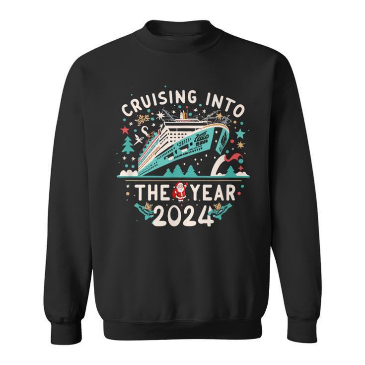 Happy New Year Cruise Vacation Trip 2024Cruise Trip Sweatshirt