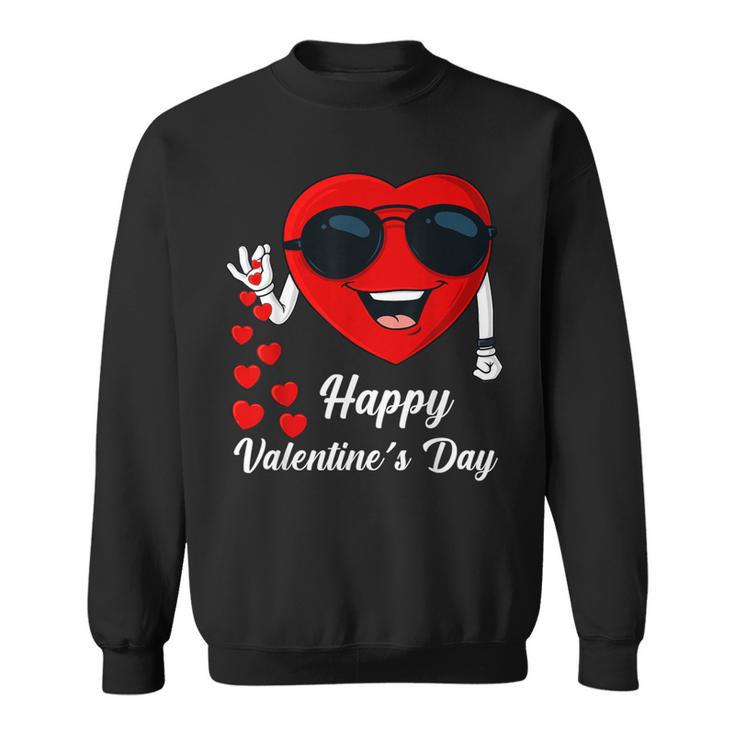 Happy Valentines Day Cute Heart Bae Salting Hearts Sweatshirt