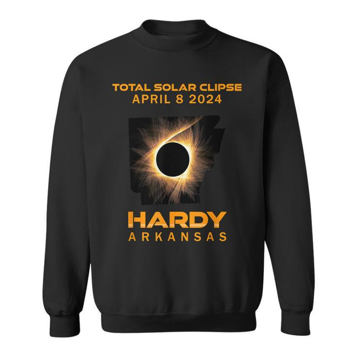 Hardy Arkansas 2024 Total Solar Eclipse Sweatshirt