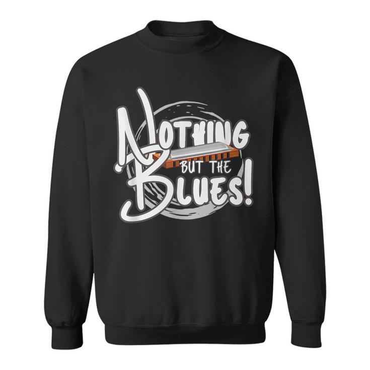 Harmonica Musician Blues Vintage Blues Music Lover Sweatshirt