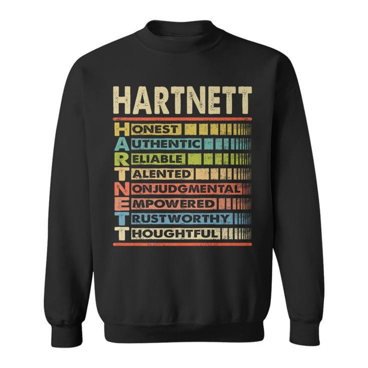 Hartnett Family Name Hartnett Last Name Team Sweatshirt