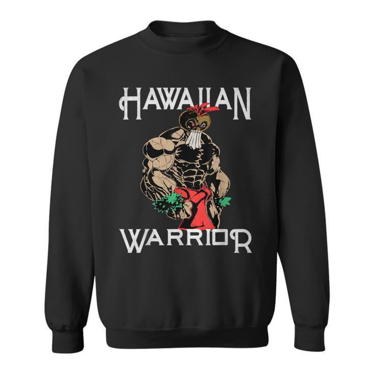 Hawaii Warrior Native Hawaiian War Helmet T Sweatshirt