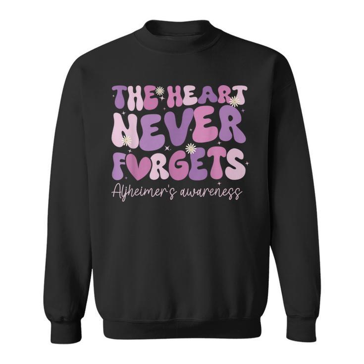 The Heart Never Forgets Dementia Alzheimer's Awareness Sweatshirt