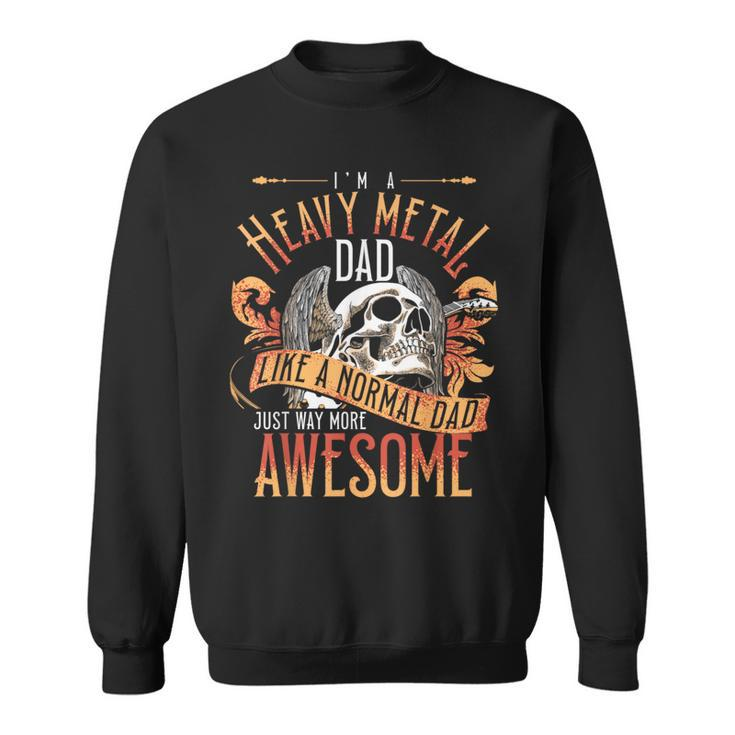 Heavy Metal Cooler Dad Punk Rock Music Lover Sweatshirt