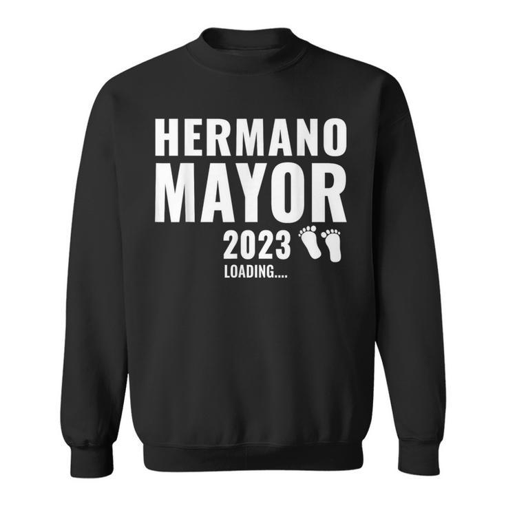 Hermano Mayor 2023 Loading Anuncio De Embarazo Sweatshirt