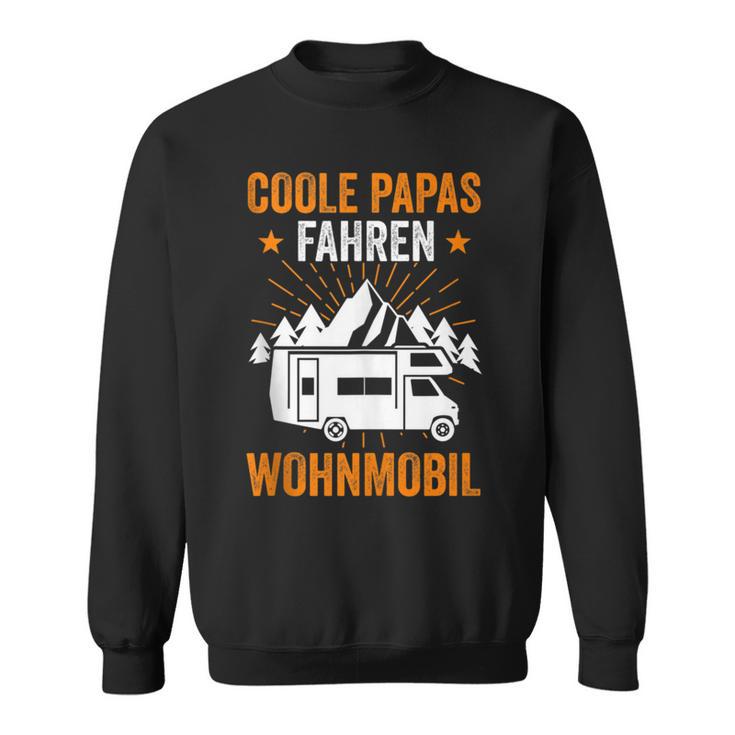 Herren Camping Papaateratertag Wohnwagen Wohnmobil Camper Sweatshirt