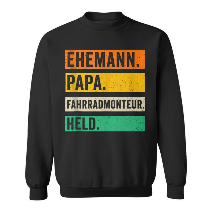 Herren Fahrradmonteur Papaateratertag Fahrradwerkstatt Sweatshirt