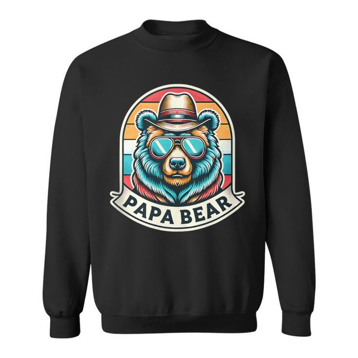 Herren Papa Bär Papa Bär Spruch Lustig Sweatshirt