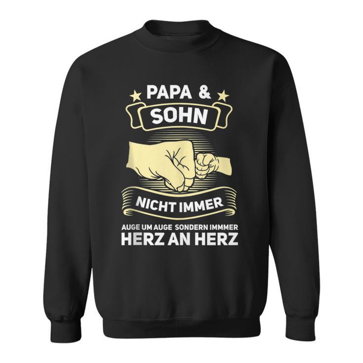 Herren Papa Sohn Familie Sweatshirt