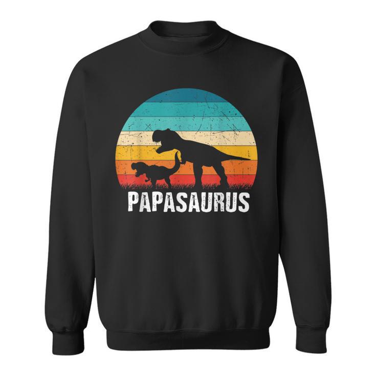 Herren Papasaurusater Tag Dinosaurier Papa Saurus Geschenk Dino Sweatshirt