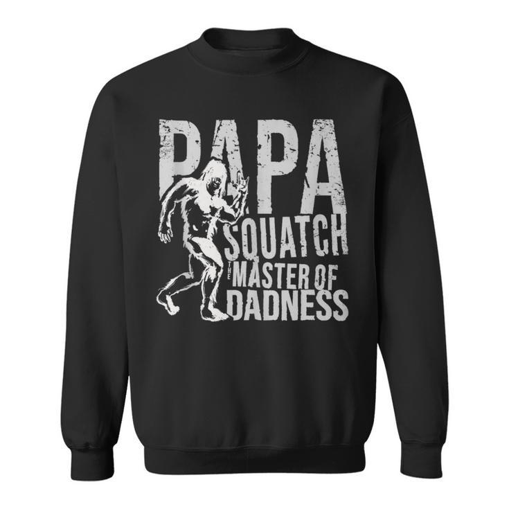 Herren Sasquatch Papa Squatch Bigfootatertag Sweatshirt