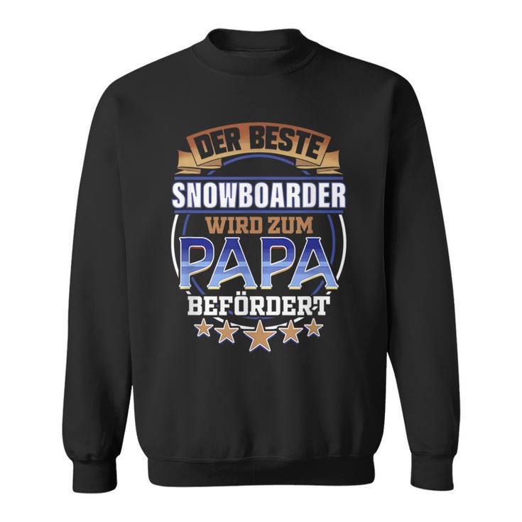 Herren Snowboardfahrer Papa Geschenk Ski Snowboard Snowboardurlaub Sweatshirt