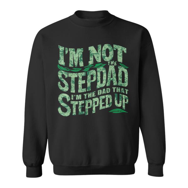 Herren Stepdad Stiefvater Papa Inspirierendes Zitatater Tochter Sweatshirt