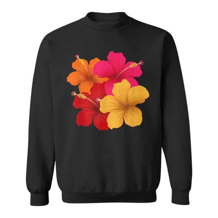 Hibiskusblüten Sweatshirt