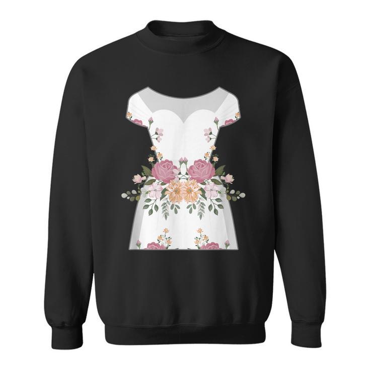 Hilarious Wedding Dresses Engagements Mockery Illustration Sweatshirt