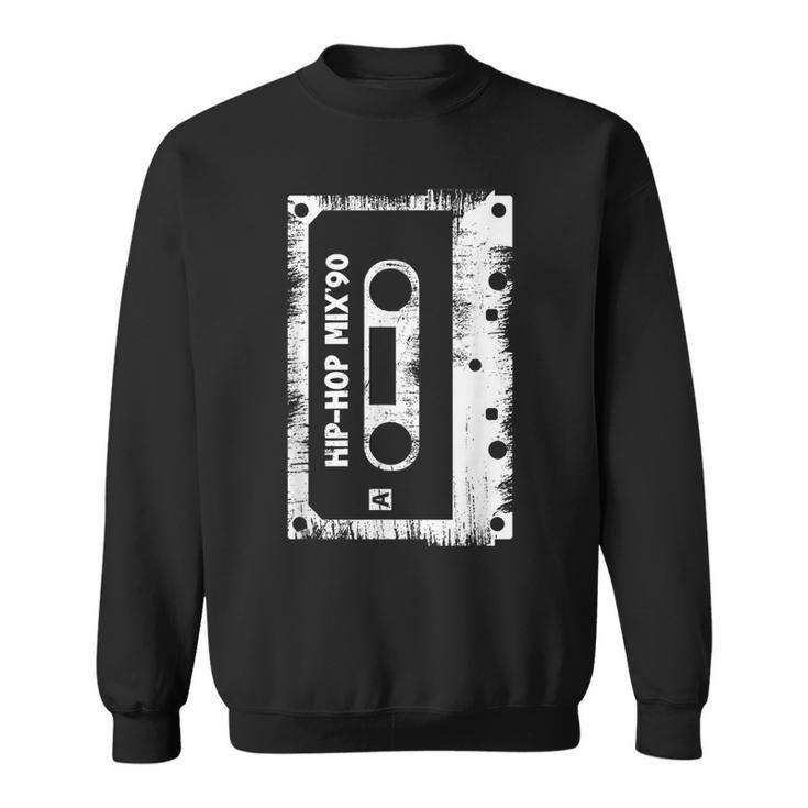 Hip Hop Rap Mixtape Cassette Dj Retro 90S Vintage Cassette Sweatshirt
