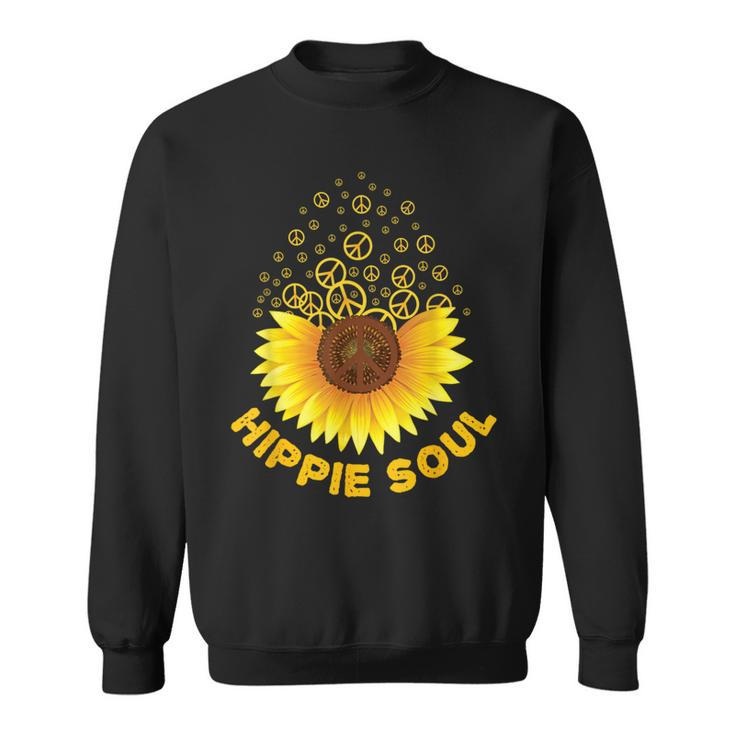 Hippie Soul Hippies Peace Vintage Retro Costume Hippy Sweatshirt