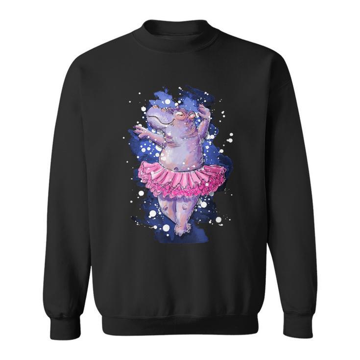 Hippopotamus Hippopotamus Ballet Hippopotamus Fan Sweatshirt