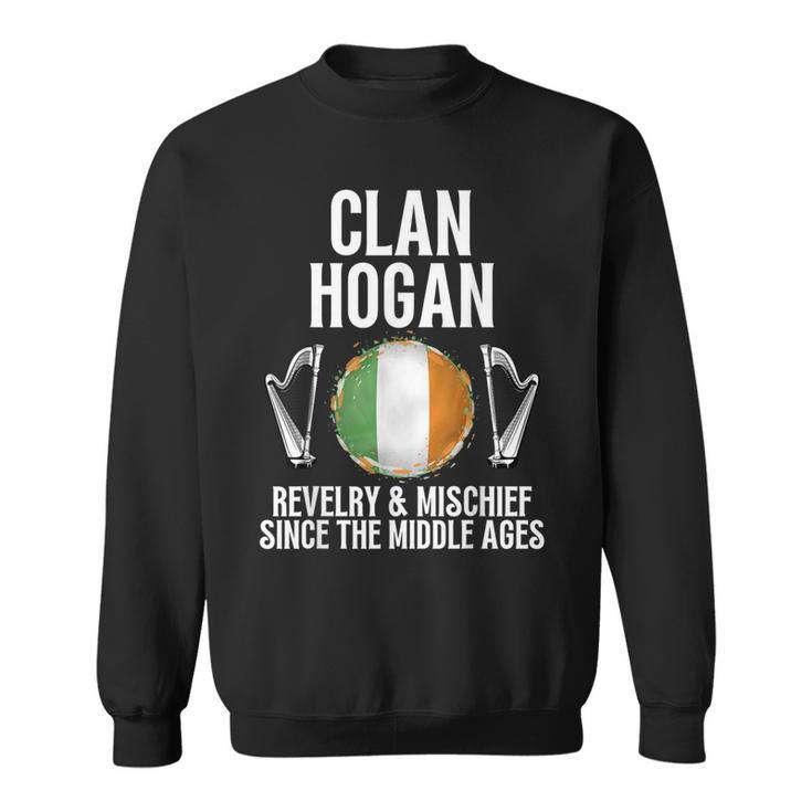 Hogan Surname Irish Family Name Heraldic Celtic Clan Sweatshirt