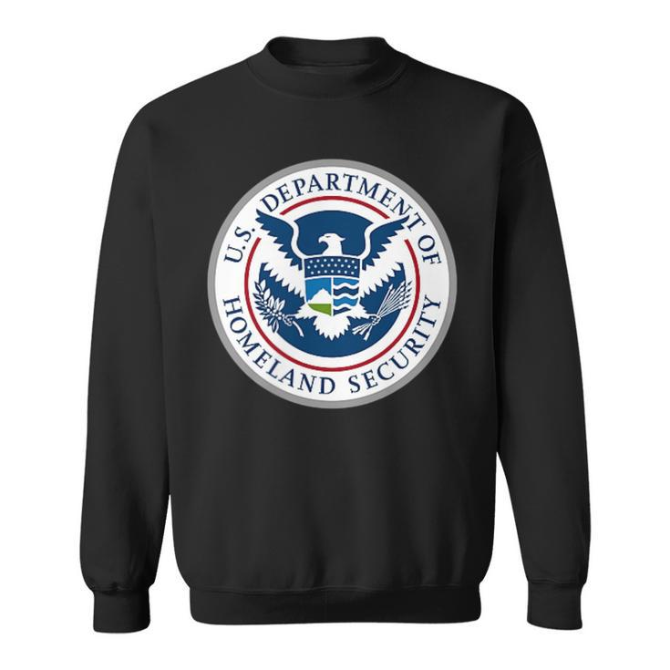 Homeland Security Tsa Veteran Work Emblem Patch Sweatshirt