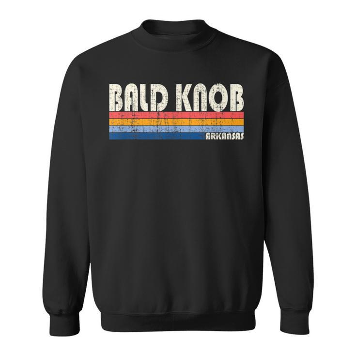 Hometown Vintage Retro 70S 80S Style Bald Knob Ar Sweatshirt