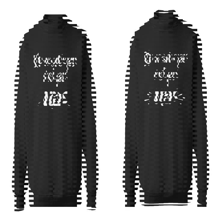 Homme Humour Supporter Nice Qui Ne Saute Pas N'est Pas Niçois Sweater e