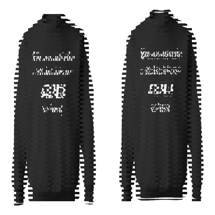 Homme Super Olivier Apéro Humoristique Boire Avec Olivier Sweater e